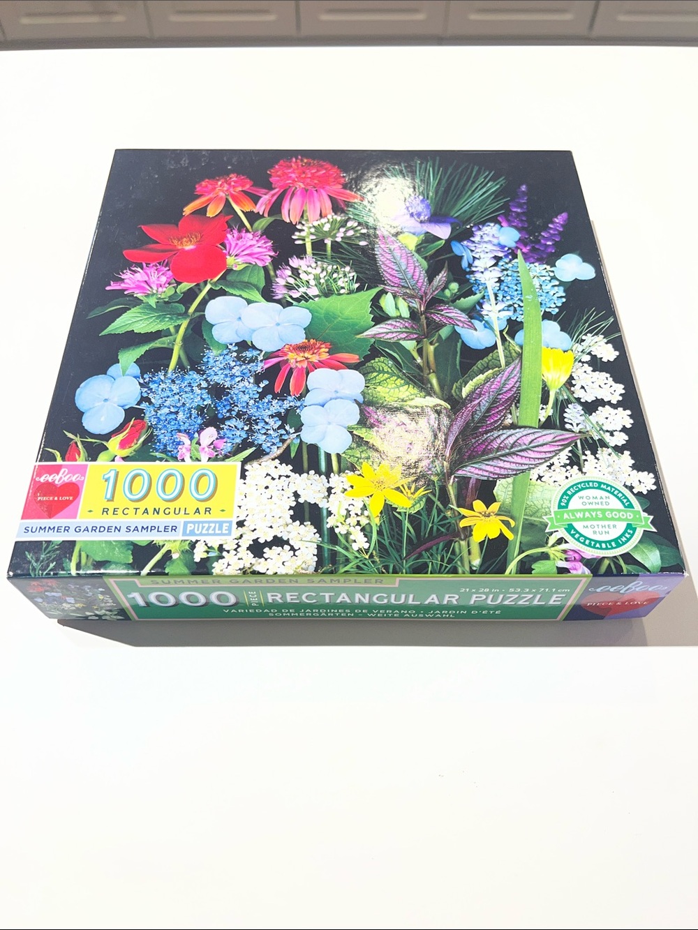 Cobble Hill Summer Garden Sampler 1000-Piece Jigsaw Puzzle